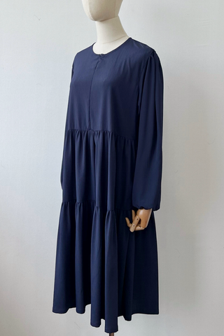 Dalila Sheer Tunic- NAVY