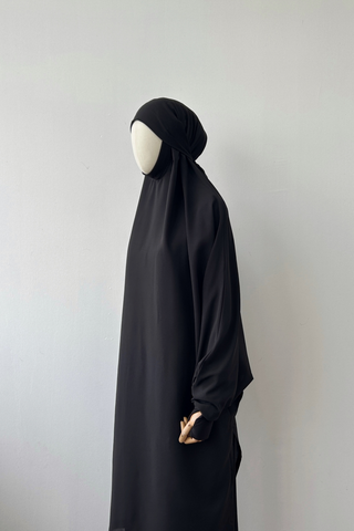 French Khimar- BLACK