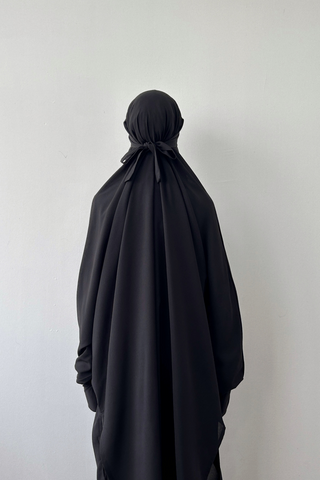 French Khimar- BLACK