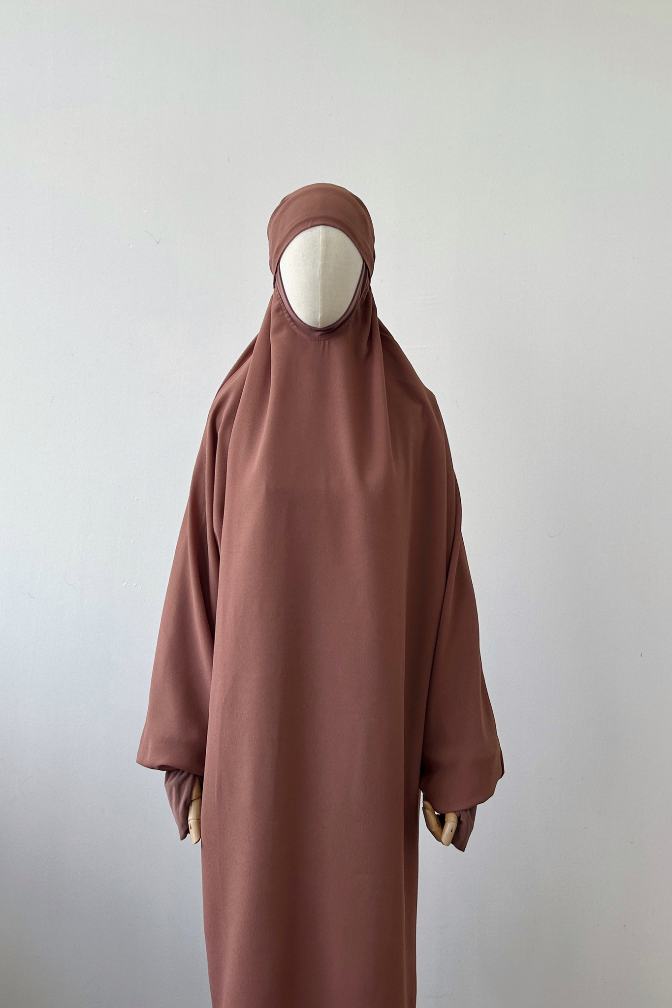 French Khimar- CHERRY WOOD