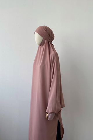 French Khimar- PINK NUDE