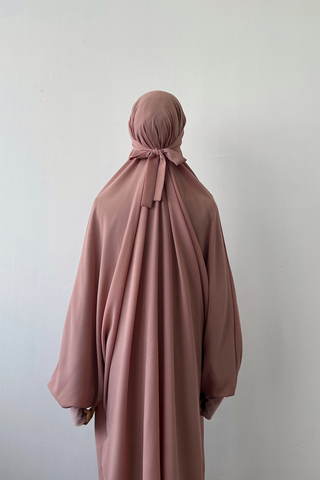 French Khimar- PINK NUDE