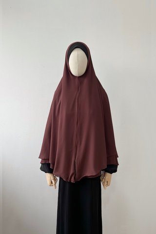 Insyirah Khimar- DARK BROWN