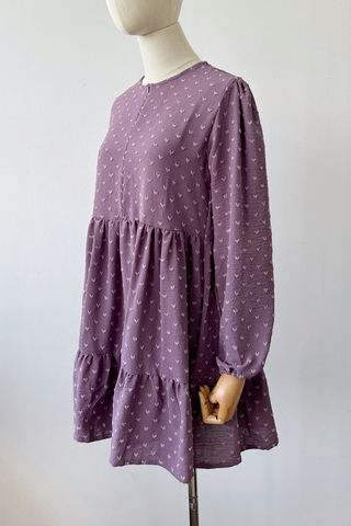 Izara Babydoll Tunic- PURPLE