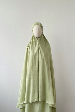 Telekung Shuhadah- 16 LIGHT GREEN