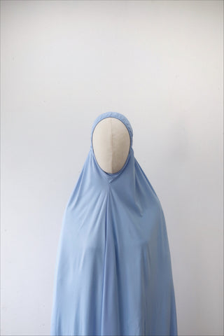 Telekung Hajar- LIGHT BLUE