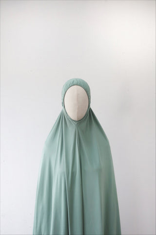 Telekung Hajar- PASTEL GREEN