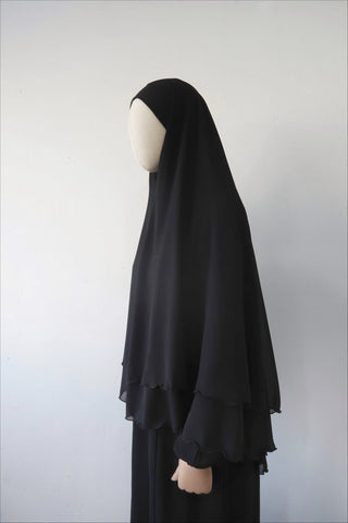 Aliyah Khimar- BLACK