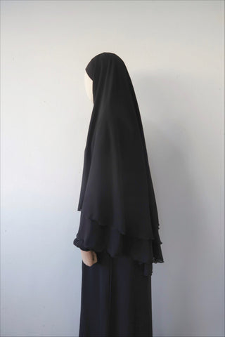 Aliyah Khimar- BLACK