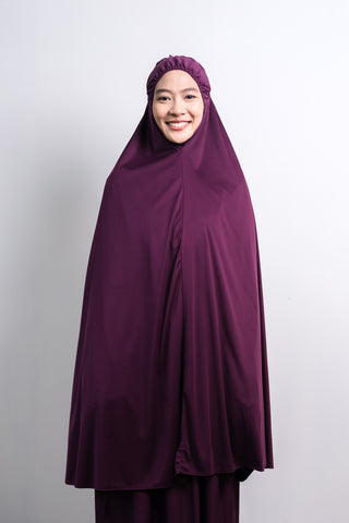 Telekung Hajar- DARK PURPLE