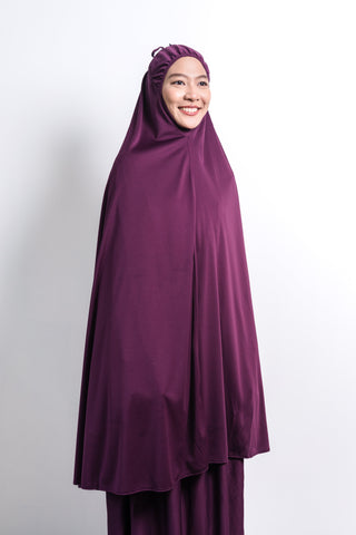 Telekung Hajar- DARK PURPLE