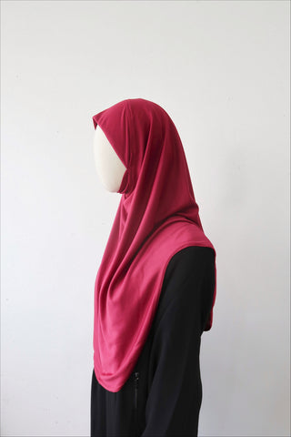 Instant Basics (SAD) Dri-Fit with Ear Slit L- MAROON RED