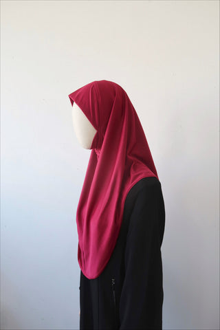 Instant Basics (SAD) Dri-Fit with Ear Slit M- MAROON RED