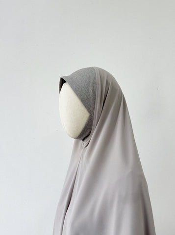 Fathiyah Khimar- LIGHT GREY