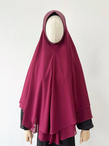 Fathiyah Khimar- MAROON