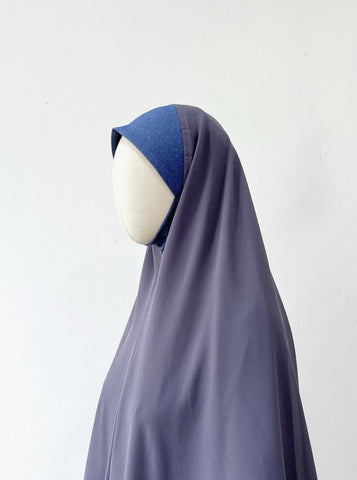 Fathiyah Khimar- STEEL BLUE