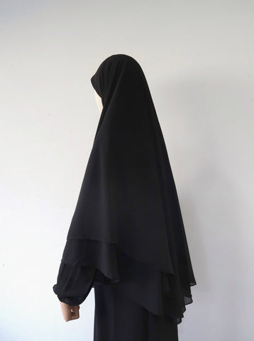 Fathiyah Khimar- BLACK