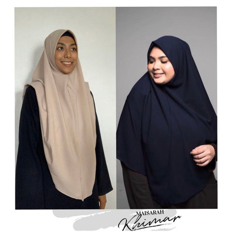 Maisarah Khimar (Tudung Madrasah)- NAVY