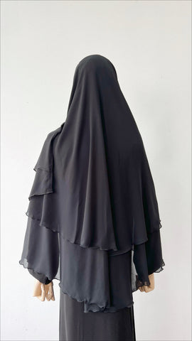 Zahirah Khimar- BLACK