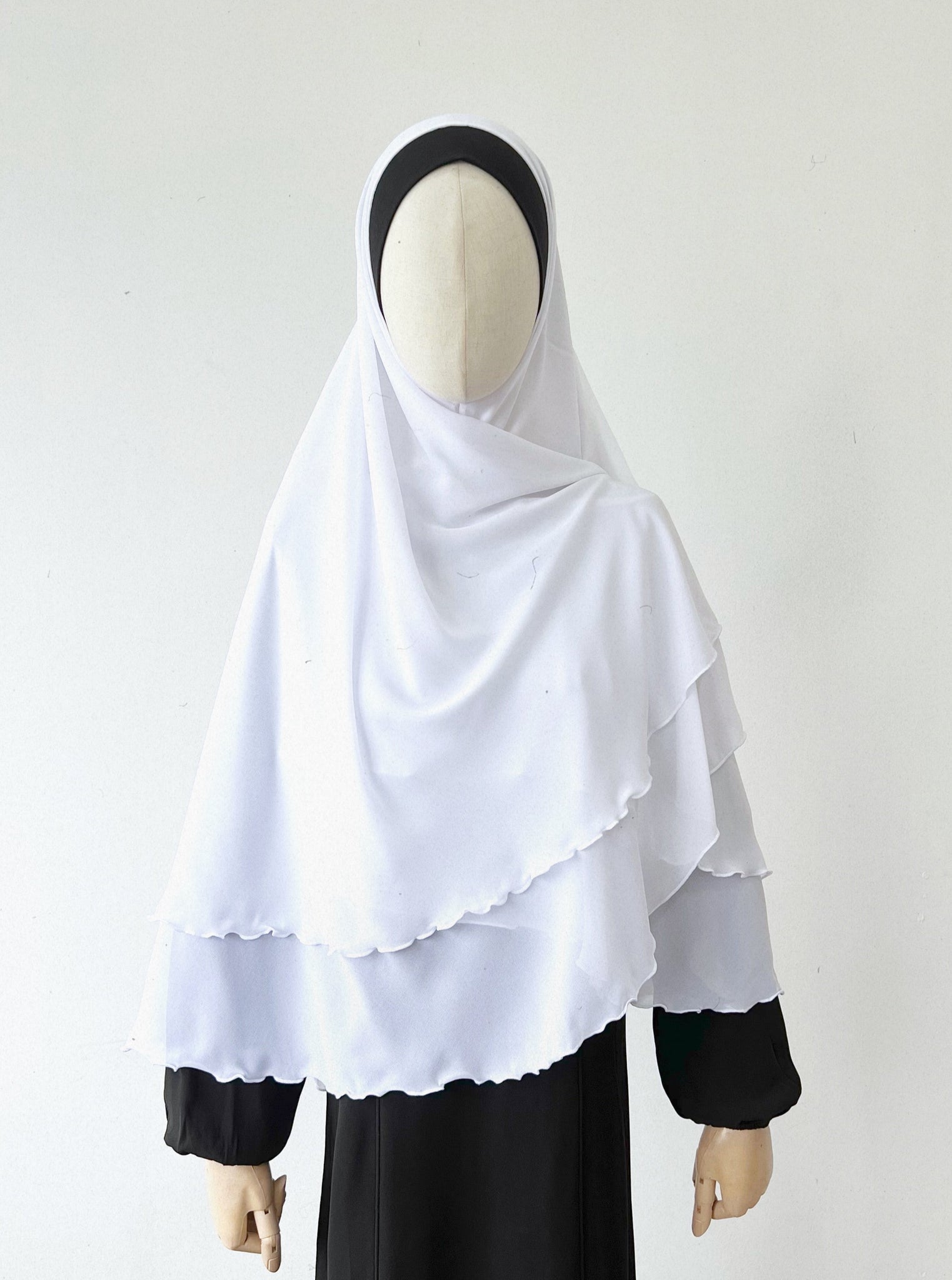 Zahirah Khimar- WHITE